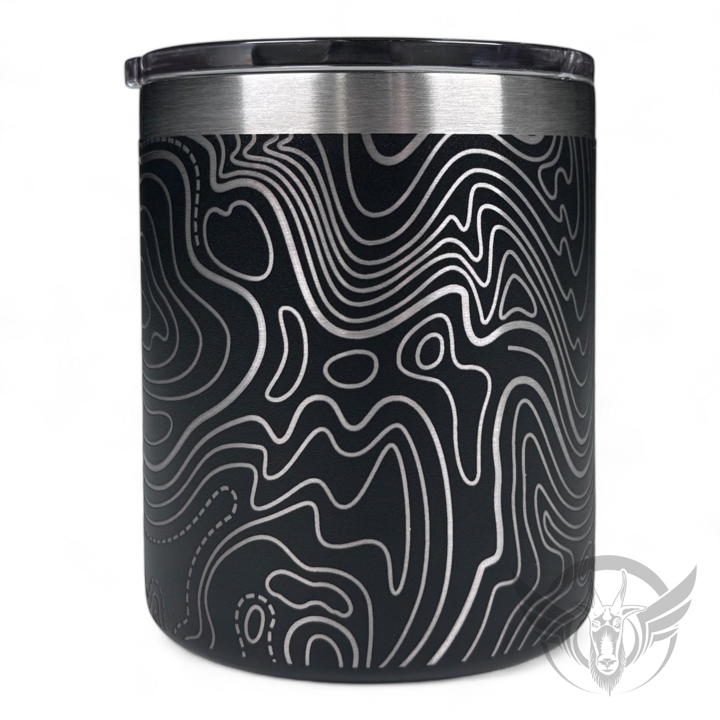 14oz Topography Travel Mug with handle