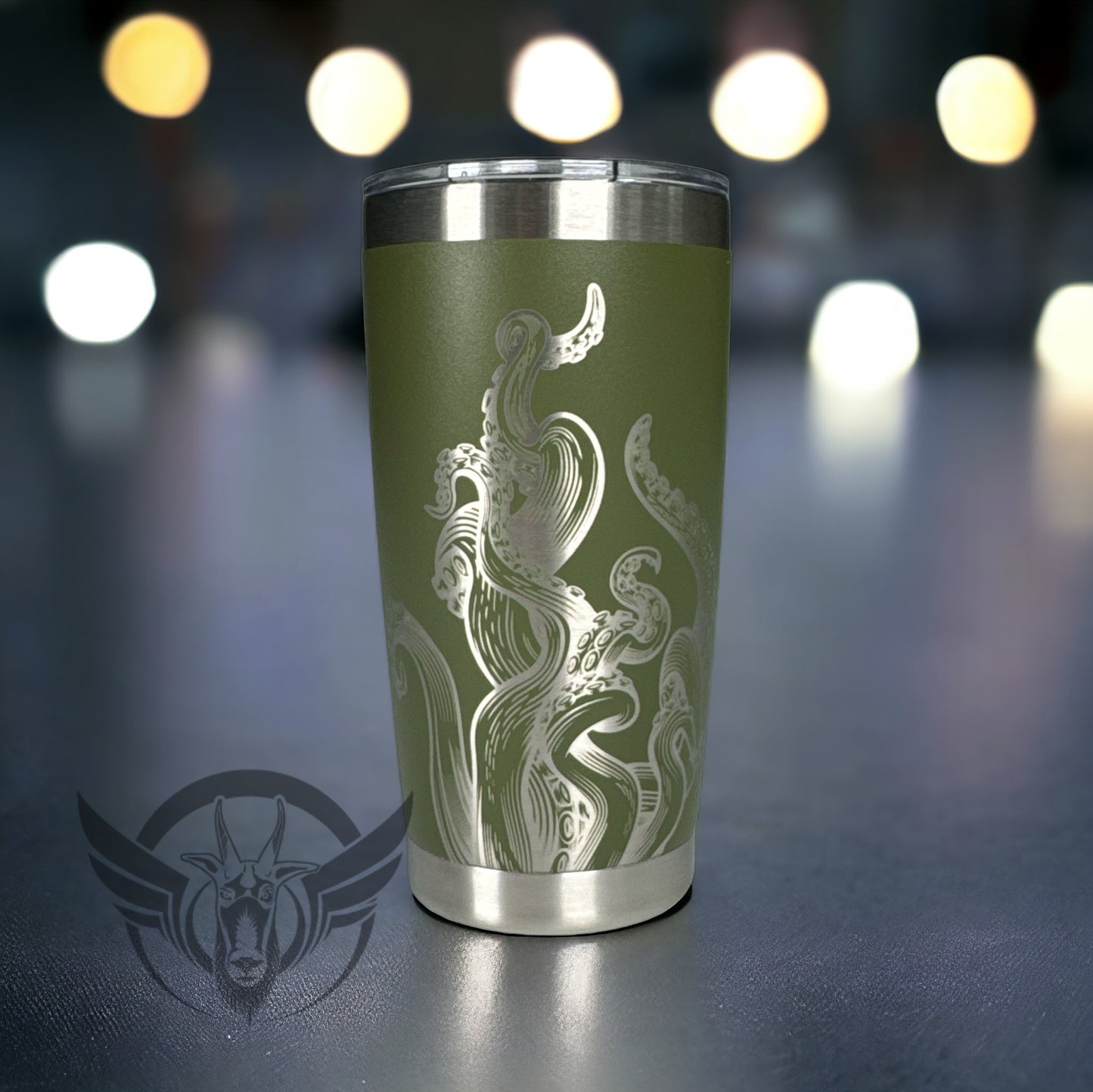 20oz Kraken Tentacles Art tumbler