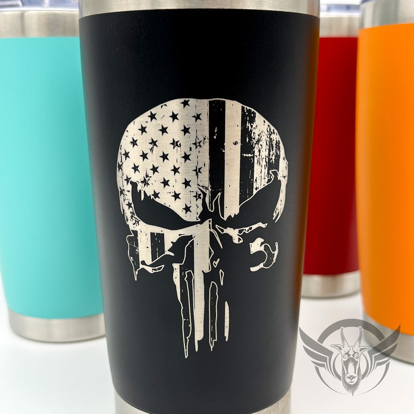 20oz Punisher Flag Tumbler