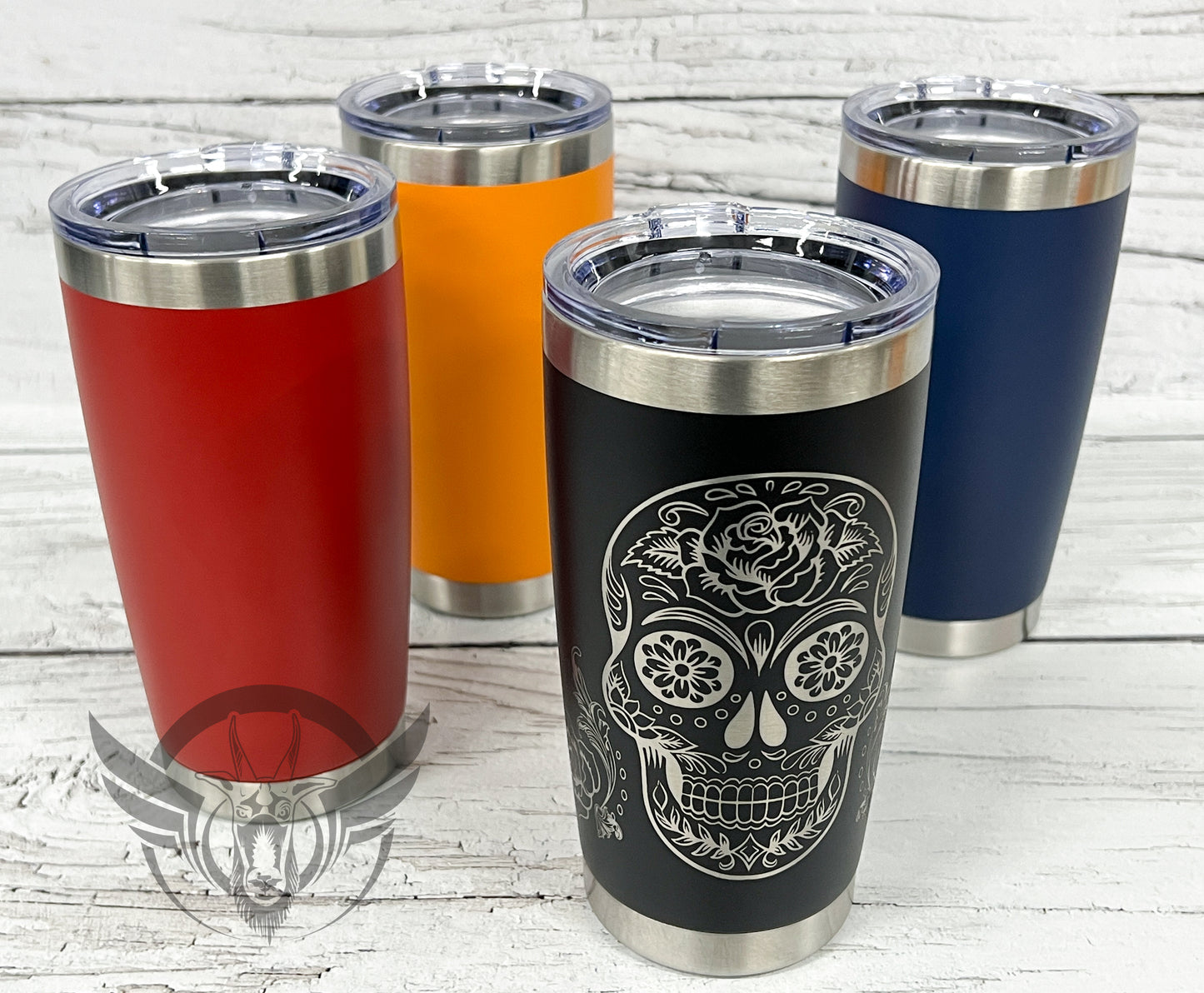 20oz Sugar Skull Tumbler