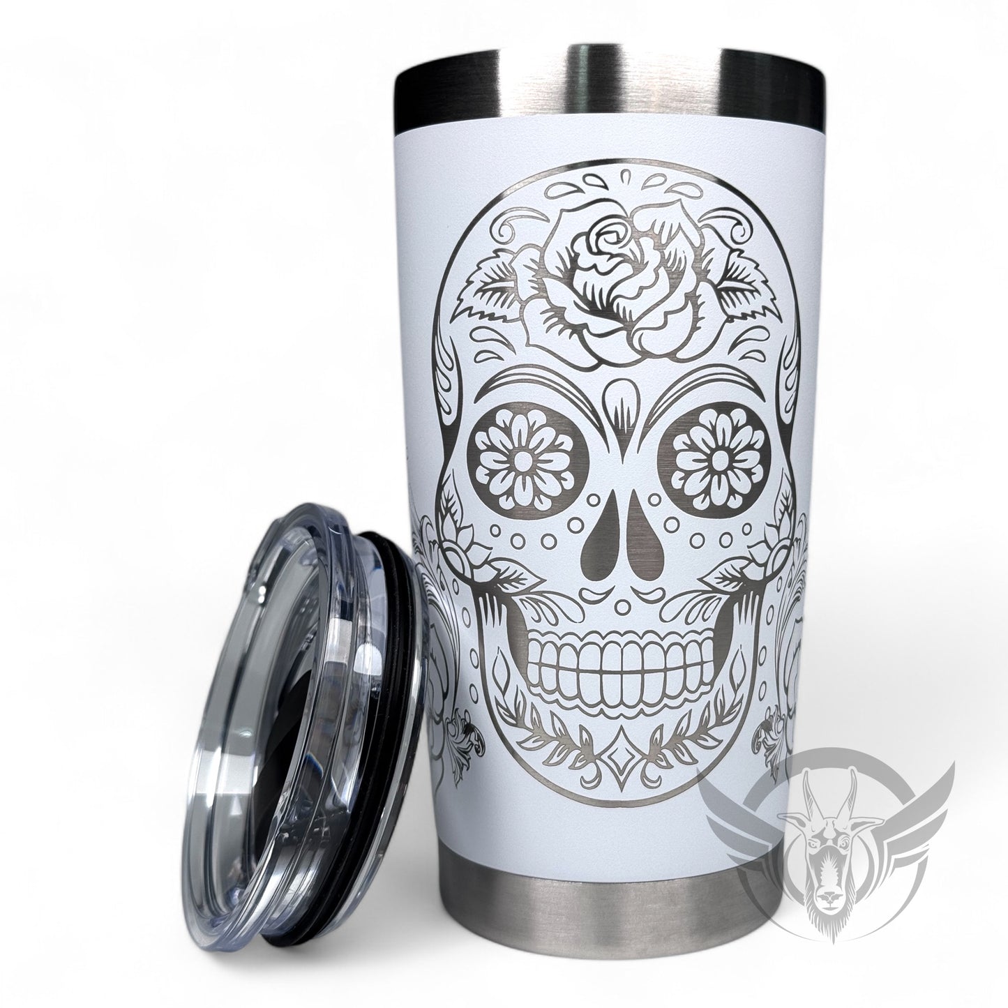 20oz Sugar Skull Tumbler