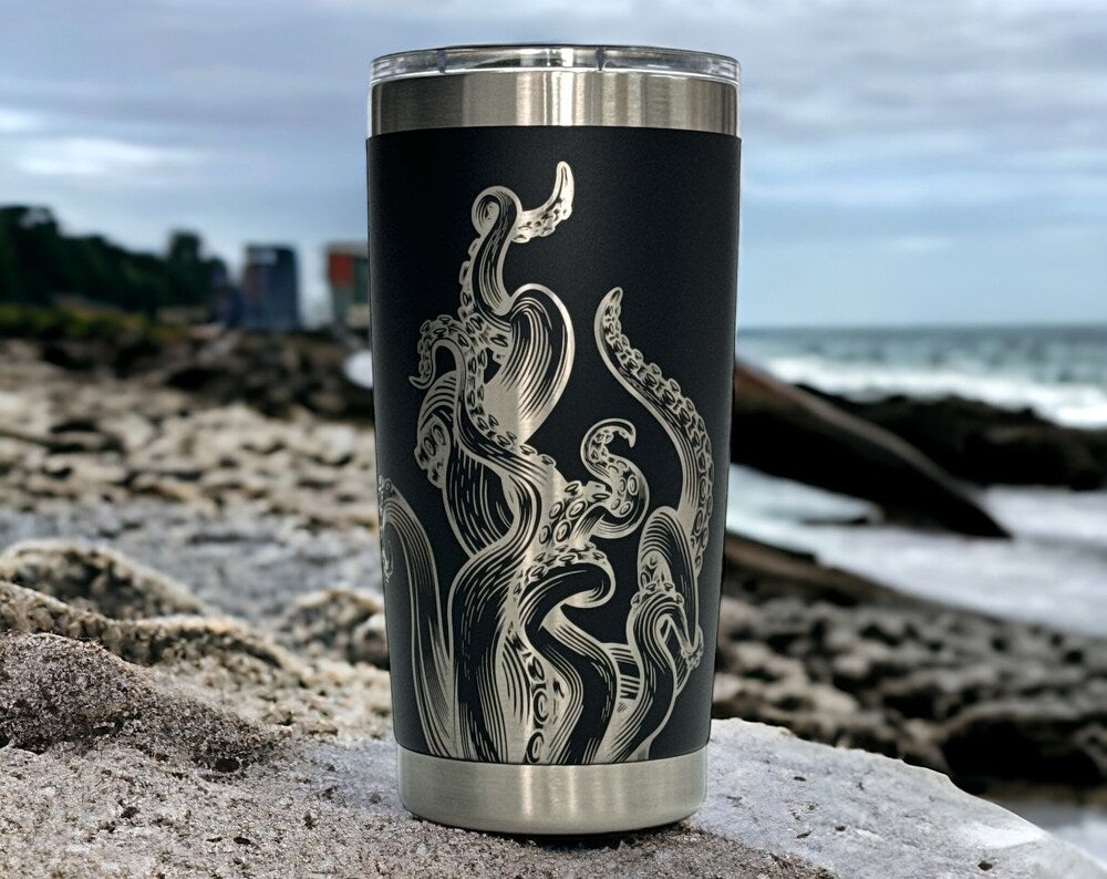 20oz Kraken Tentacles Art tumbler